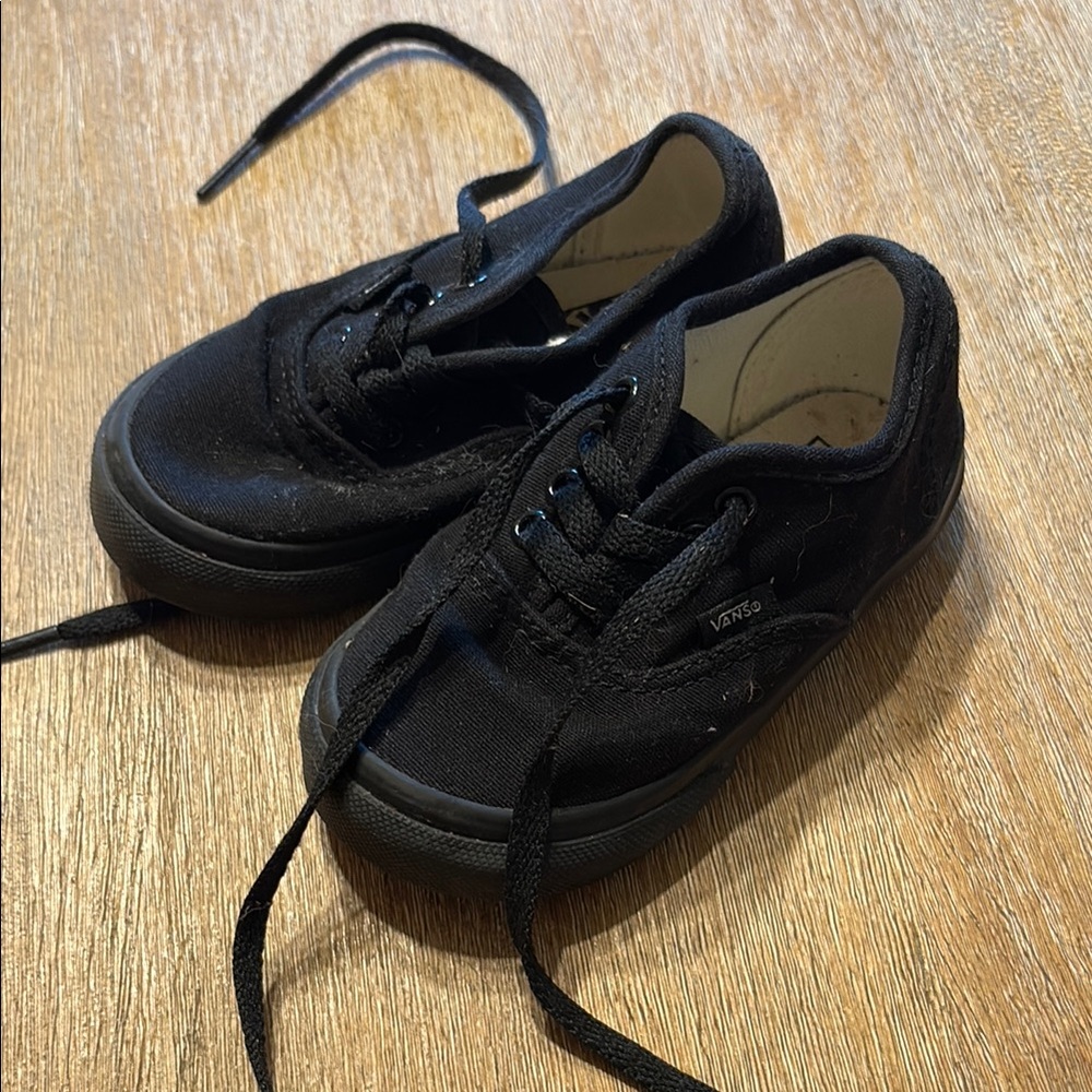 Vans Kids Black Sneakers